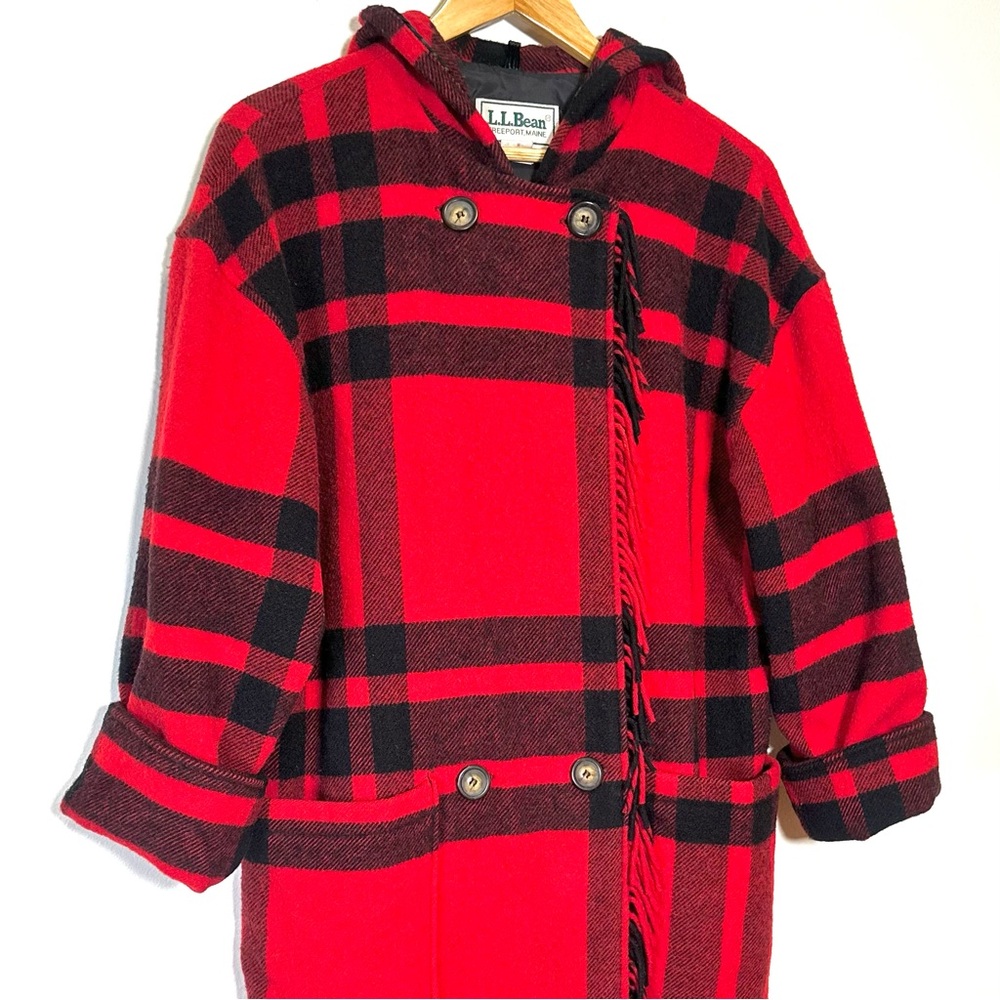 Vintage Ll Bean Wool Blanket Coat - image 5